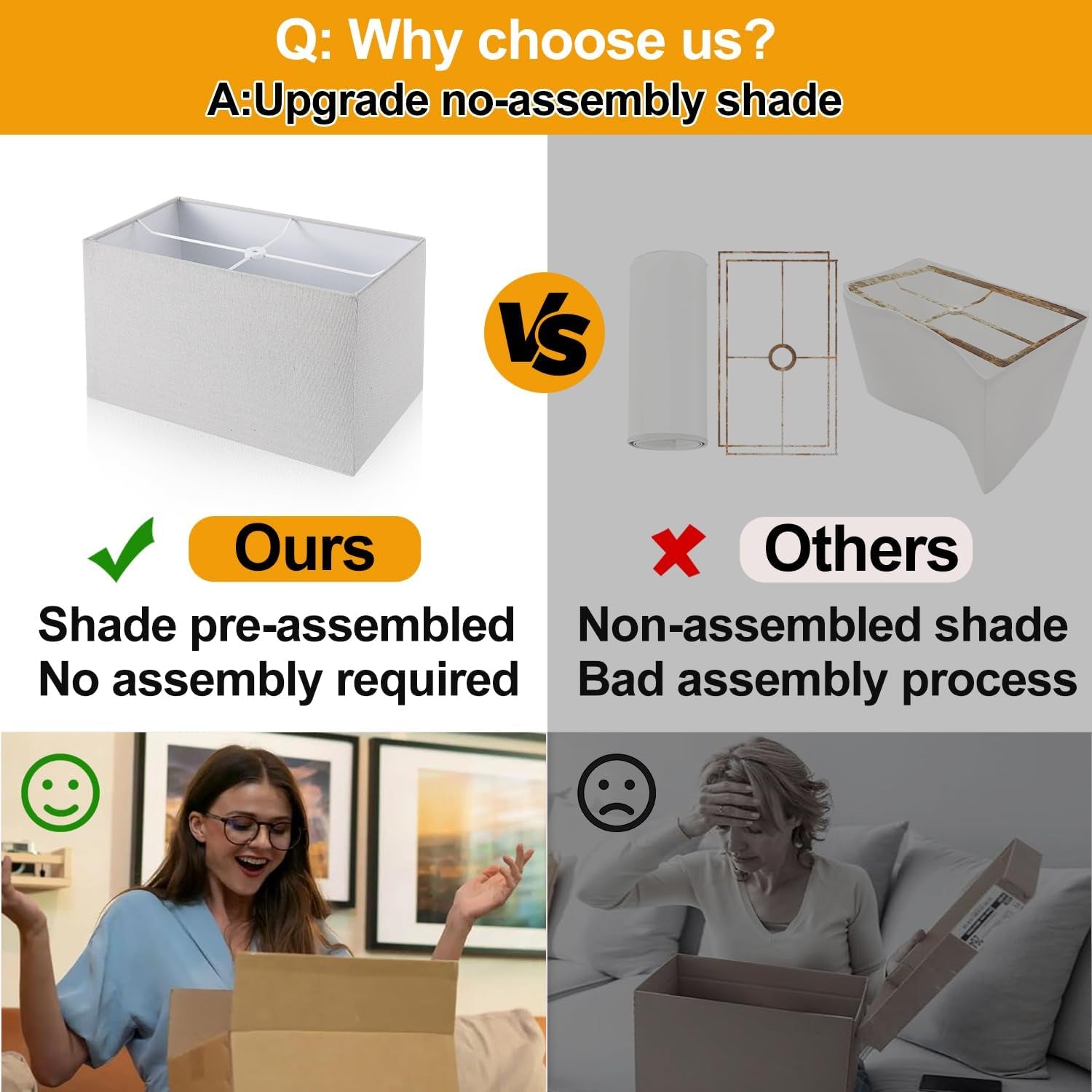 Modern set of 2 touch bedside lamps with USB-C, USB-A & AC outlet. 3-way dimmable nightstand lamps with gray linen shade & energy-saving LED bulbs included.